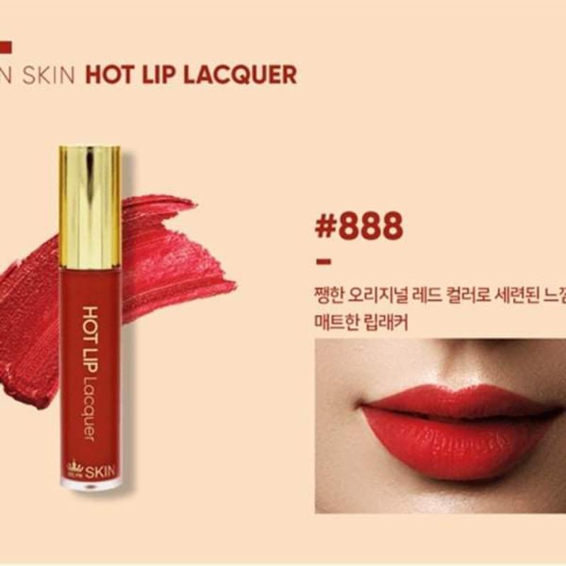 {XẢ HÀNG} Son kem lì Hot Lip Lacquer Zalyn Skin | BigBuy360 - bigbuy360.vn