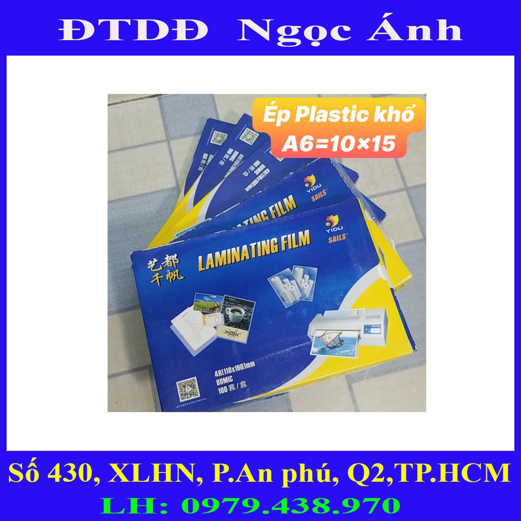 Ép Plastic khổ A6 DL 80 micro