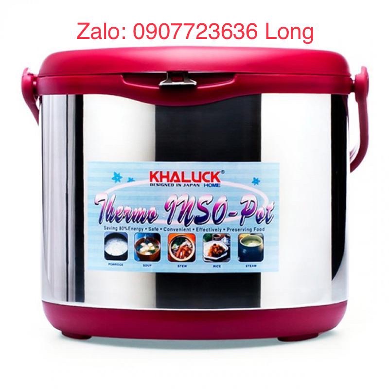Nồi Ủ Thermo Khaluck Home  2,5L - 5L - 6L chính hãng , thích hợp từng gia đình , tiện dụng , an toàn