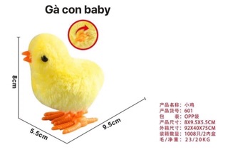 Gà con đồ chơi cho bé ( set 5 con )