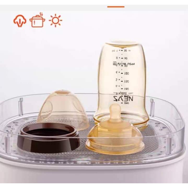 Bình sữa KAMIDI cao cấp kết hợp núm sữa silicon thiết kế mô phỏng đầu ti mẹ 240ML VÀ 300ML