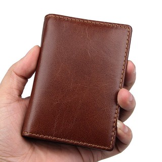 VÍ GẤP MINI ĐỰNG THẺ DA THẬT - 1401886