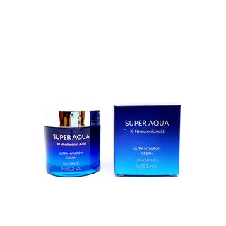 Kem dưỡng Missha Super Aqua 10 Hyaluronic Acid Ultra Hyalron Cream