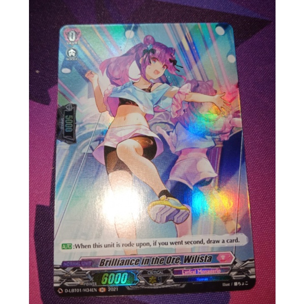 Thẻ bài CardFight Vanguard Brilliance in the Ore, Wilista