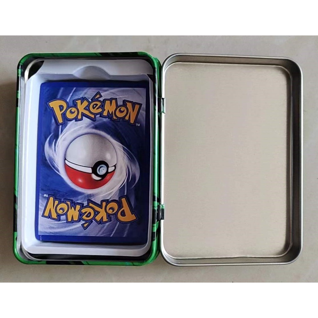 Ảnh thẻ  Pokemon thẻ bài pokemon loại đẹp hộp sắt có tặng kèm thẻ vip
