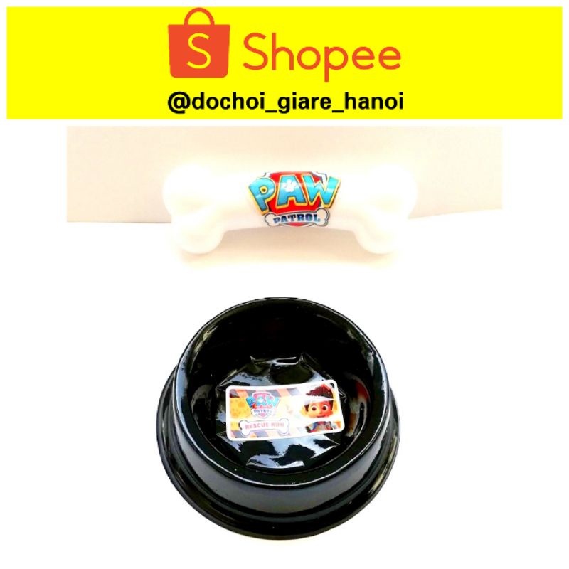 đồ chơi Chó Cứu Hộ Paw Patrol Kèm Huy Chương, Gặm Xương.