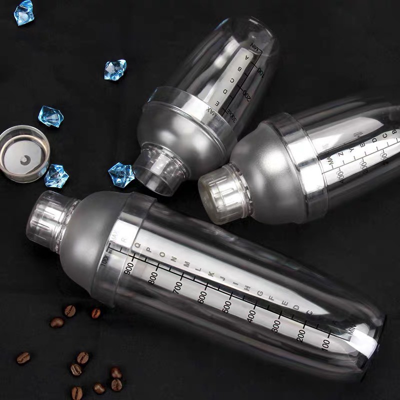 Bình Lắc Shaker Pha Chế Coctail Bằng Nhựa Cứng Cáp - Nhiều Size | BigBuy360 - bigbuy360.vn