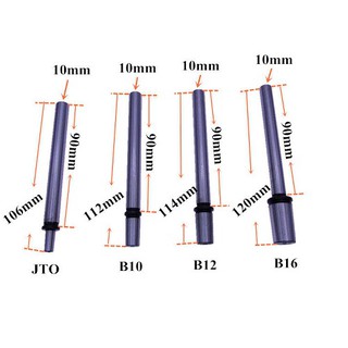 TRỤC NỐI DIY 1 ĐẦU M10 - 1 ĐẦU B10, ĐẦU B12, Đầu JTO