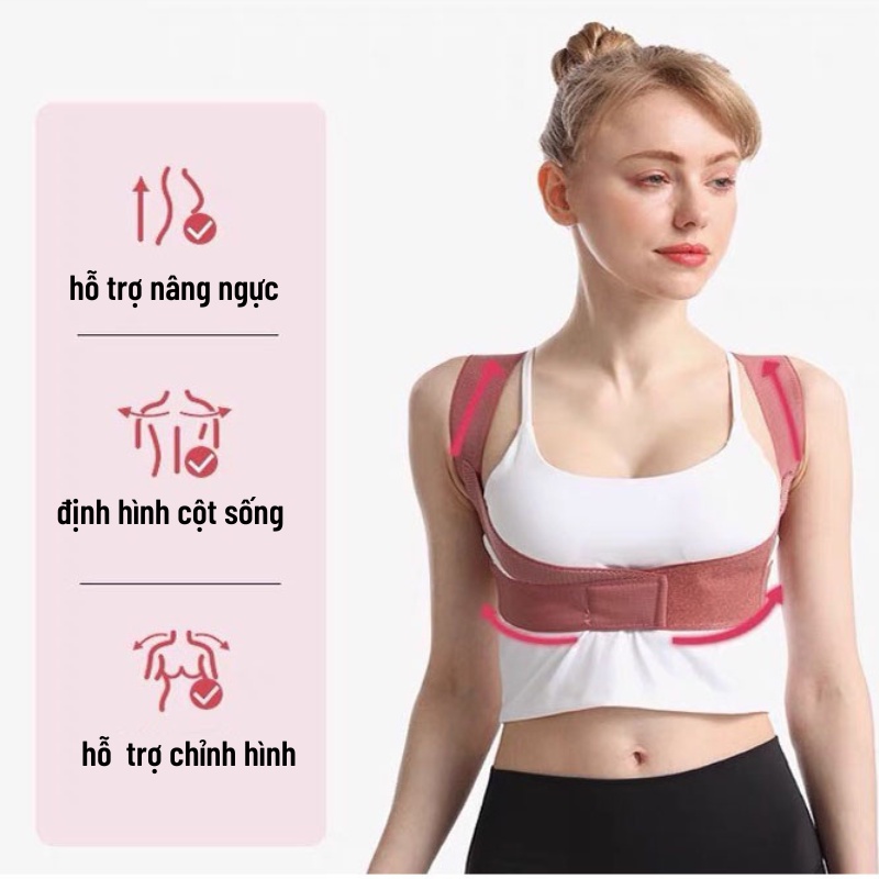 Đai Chống Gù Lưng Hỗ Trợ Chỉnh Hình Phù Hợp Dân Văn Phòng Titan.st