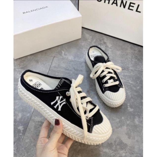Giày sục Ny Mẹ & Bé(sz30-39)độn đế ,giày sục NY Đạp Gót,Sục 𝐌.𝐋.𝐁 Hot Hit 2021( ảnh thật, form rộng lùi 1 size) ☝️