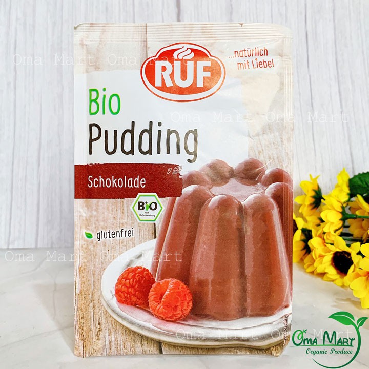 Bột làm Pudding hữu cơ Ruf 40g