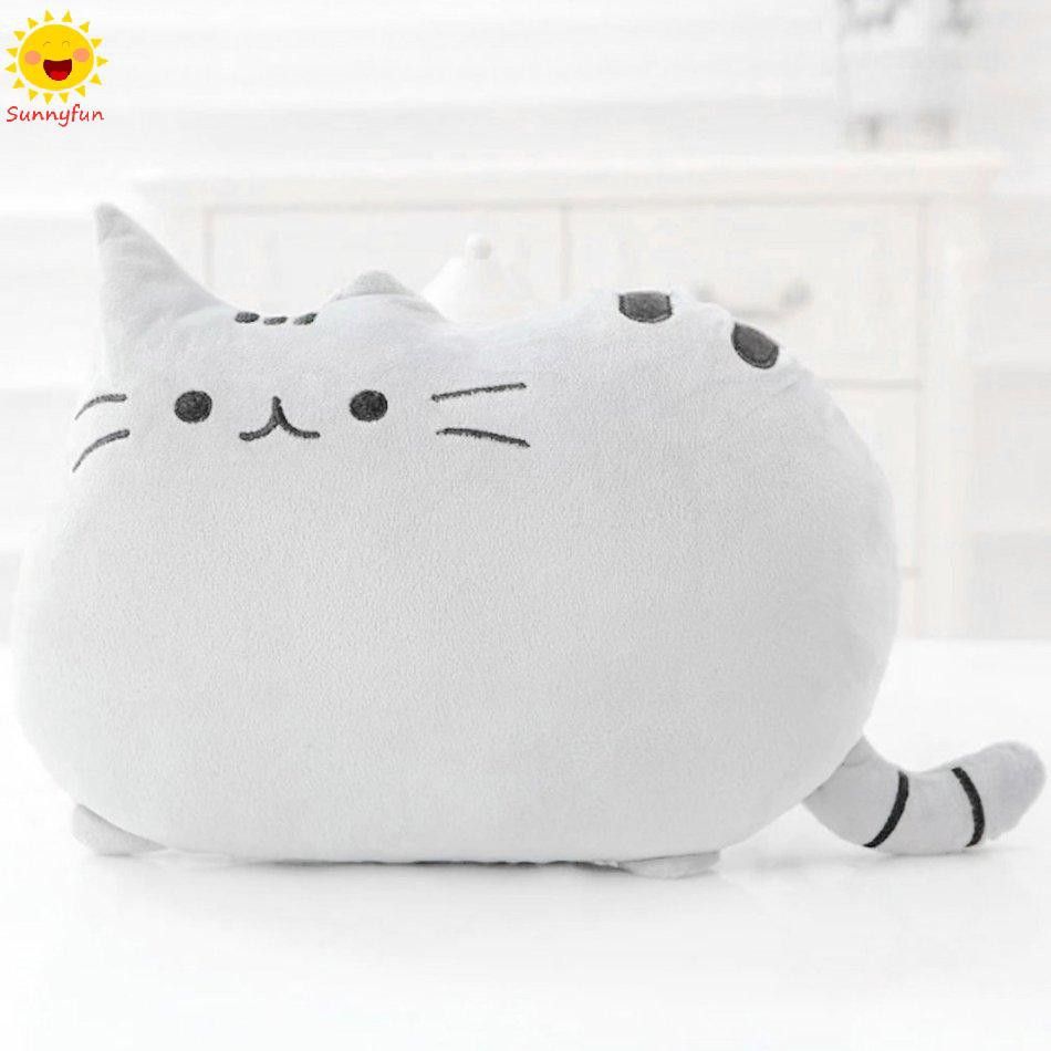 Sfcat Gối Nhồi Bông Hình Mèo Hoạt Hình Đáng Yêu Kích Thước 25 / 40cm