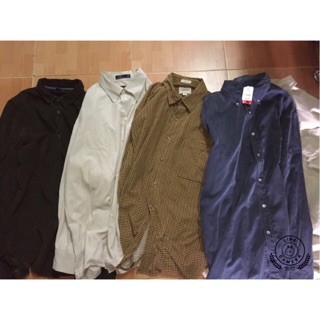 Sơ mi nhung tăm 2nd COMBO 5 màu 595k