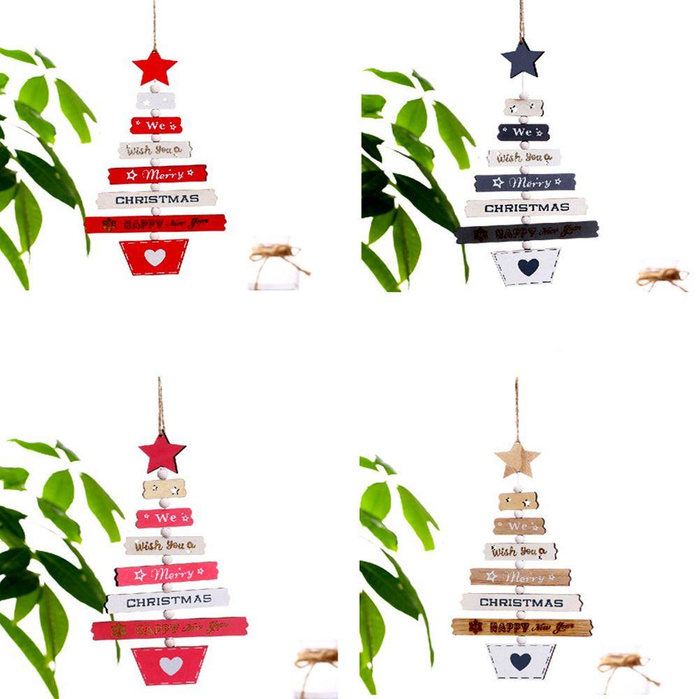 ZAIJIE24 Miếng Gỗ Trang Trí Giáng Sinh