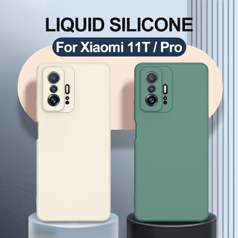 Ốp điện thoại silicon dẻo hình vuông thời trang cho XIAOMI MI 11T PRO 11 T 11 LITE 5G NE 11LITE 4G 5G MI11 10T PRO 11T