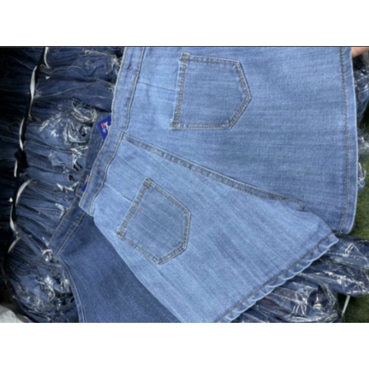 Quần short jean lưng cao túi phía sau chất co giãn hàng y hình kèm ảnh thật chính chủ ( S, M, L, XL)