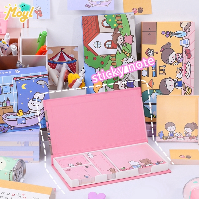 Set 480 giấy ghi chú thiết kế dễ thương tiện dụng
