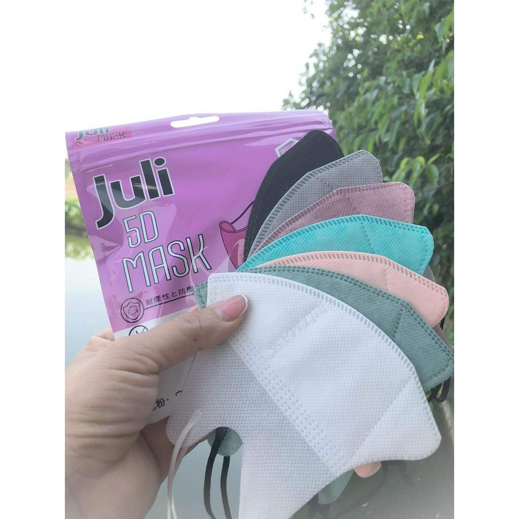 Set 200 Chiếc Khẩu Trang 5D Juli Mask Mẫu Thời trang mới