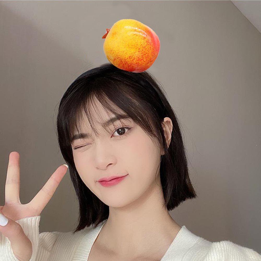 Băng Đô Cài Tóc Chống Trượt Hình Quả Chuối / Chanh Ngộ Nghĩnh Cho Nữ