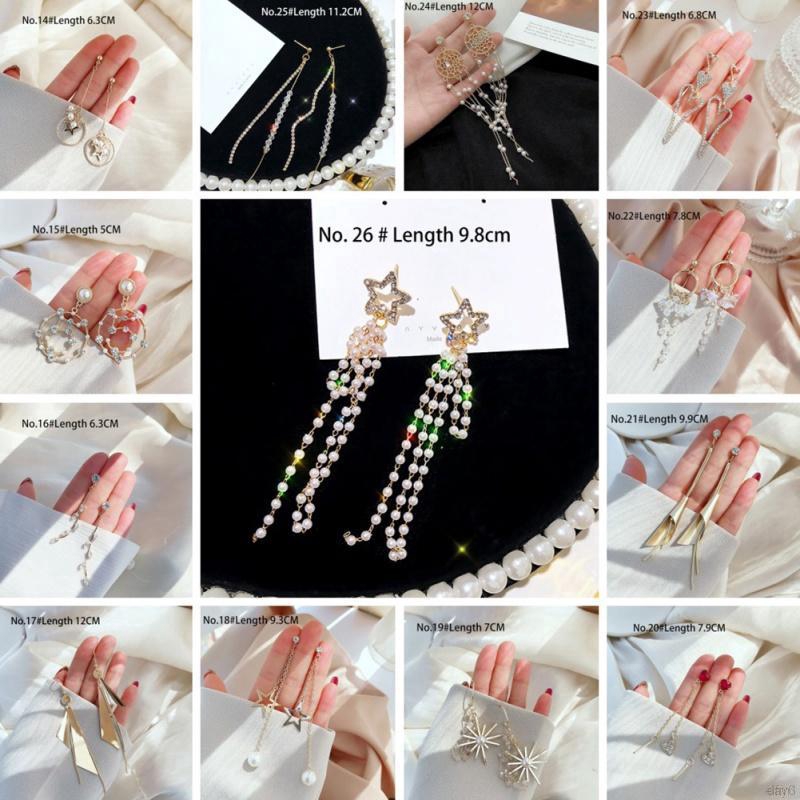 Khuyên Tai Nữ Trang Dáng Dài Tạo Hình Độc Đáo