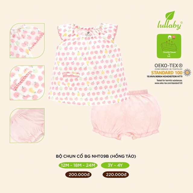 LULLABY BỘ CỘC TAY LULLABY XÔ MẪU MỚI NHẤT HÈ 2020  bé trai bé gái