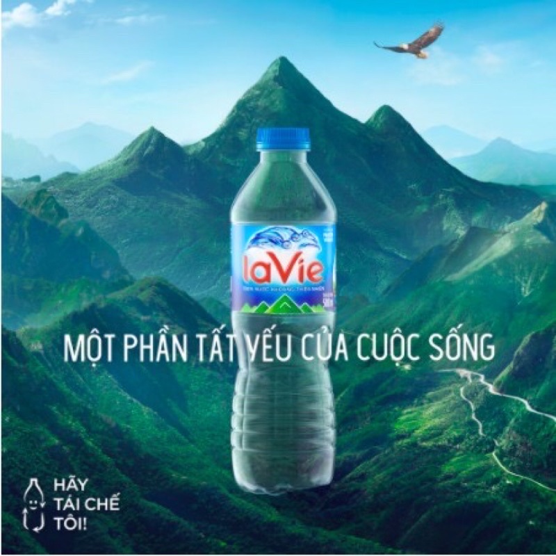 Thùng 24 chai nước Lavie 500ml