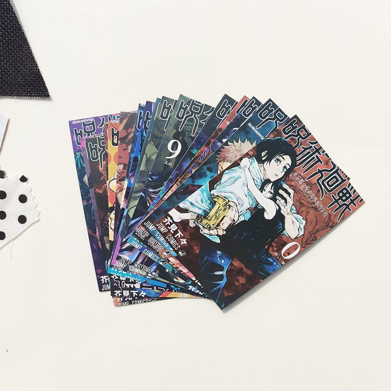 Card bìa truyện JUJUTSU KAISEN CHÚ THUẬT HỒI CHIẾN thẻ in hình anime chibi hai mẫu