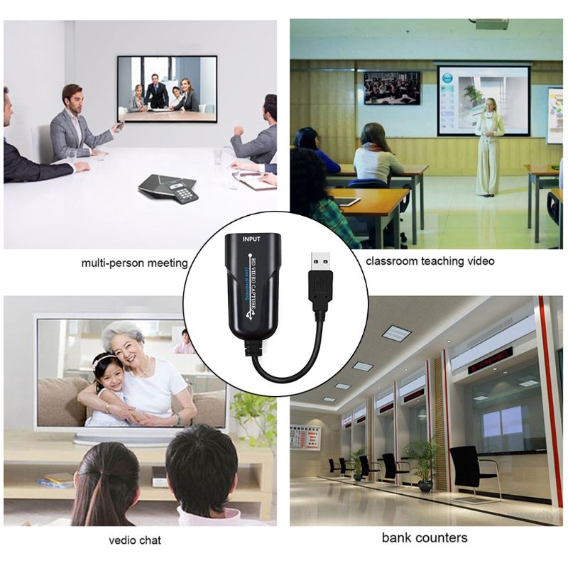 Card ghi tín hiệu hình ảnh video độ phân giải cao mini chuyển cổng HDMI sang USB | BigBuy360 - bigbuy360.vn