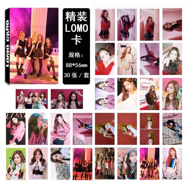 Lomo hộp giấy Blackpink và các thành viên