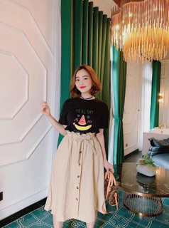 ❤️ SET ÁO THUN GẤU+CHÂN VÁY