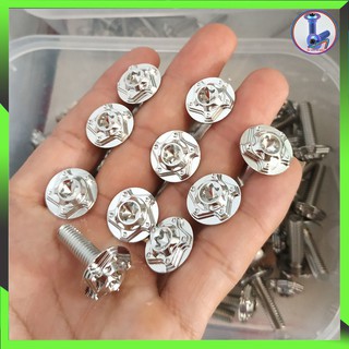 {Fee ship - Hàng có sẵn } Ốc salaya  đĩa gác chân, ốc đĩa 8 ly x 2.5 cm - 08 con/đơn hàng Proti, Salaya , ốc kiểu xe máy