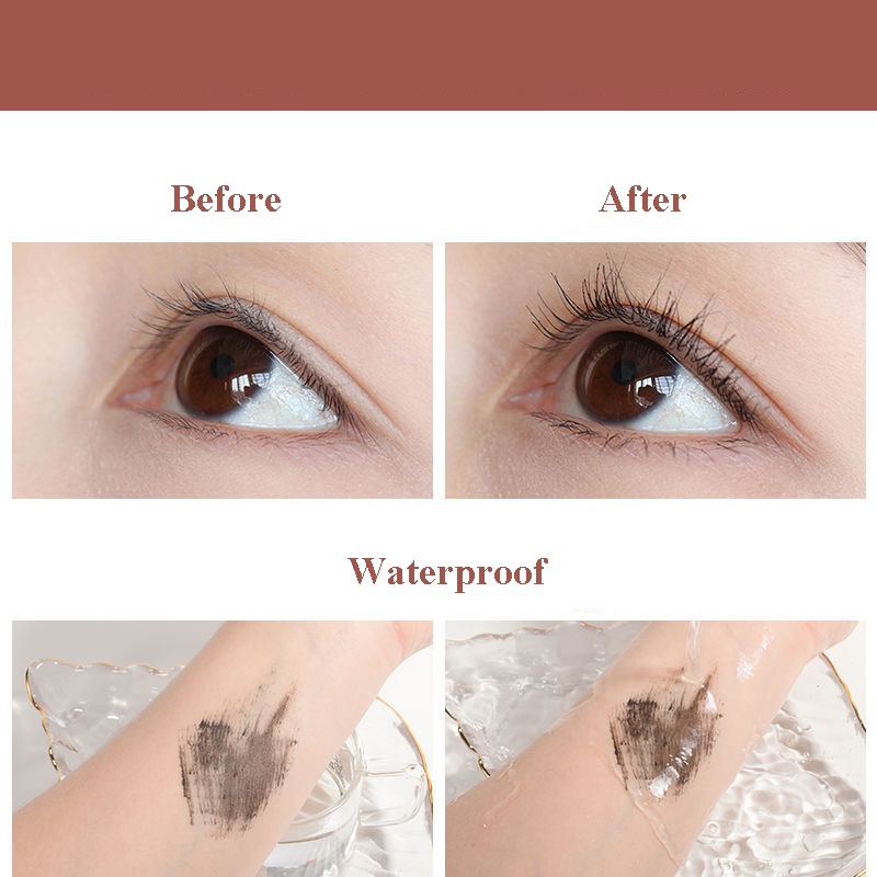 Mascara Màu Đen Chống Thấm Nước Chuốt Dài Và Cong Mi Tự Nhiên