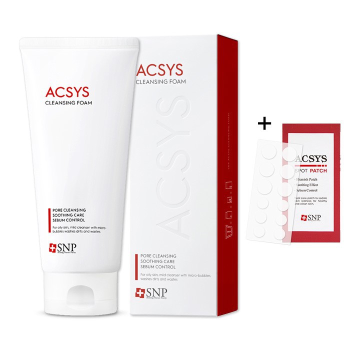 Sữa Rửa Mặt Da Mụn SNP ACSYS Sạch nhờn ngừa mụn | BigBuy360 - bigbuy360.vn