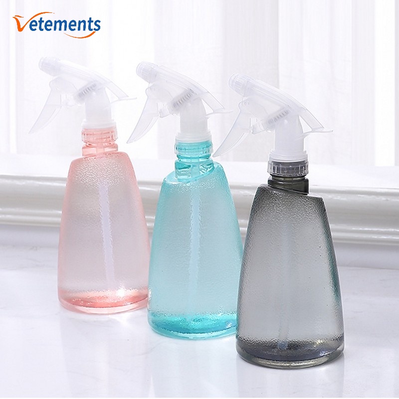 Bình Nhựa Rỗng Trong Suốt Dạng Xịt Phun Nước Tưới Cây 3 Màu Dung Tích 500ML