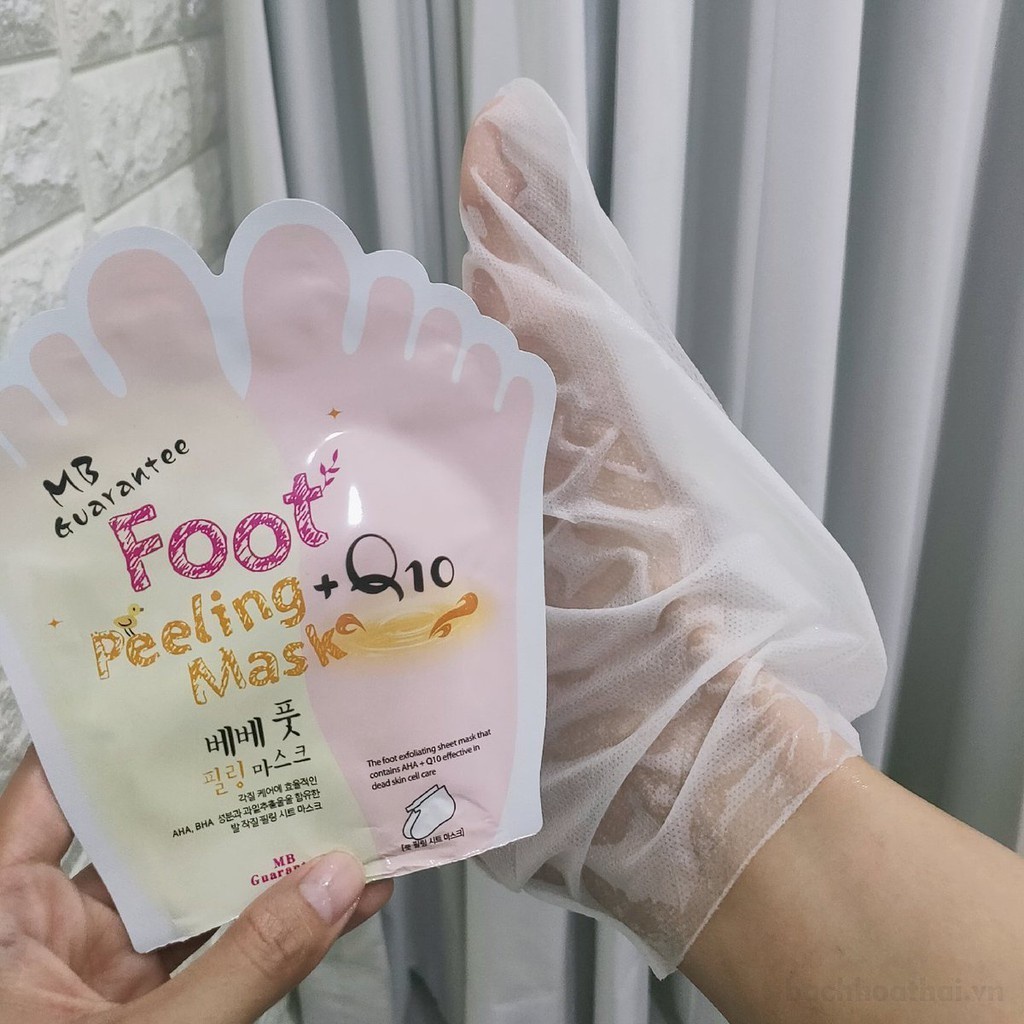 Tẩy Tế Bào Chết Da Chân Túi Ủ Chân Foot Peeling Mask Q10 MB Guarantee Thái Lan Mặt Nạ Ủ Da Chân Mềm Mịn