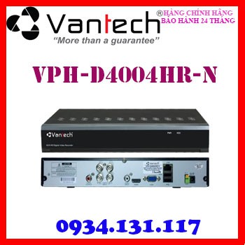 Đầu ghi hình 4 kênh 5 in 1 VANTECH VPH-D4004HR-N