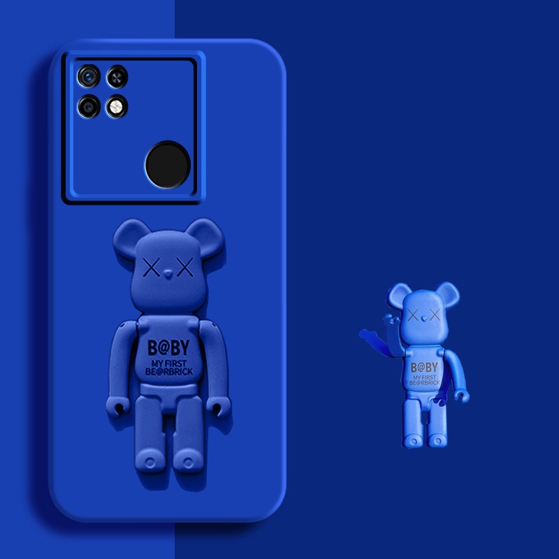 Ốp Điện Thoại Có Giá Đỡ Hình Gấu Cho Xiaomi Redmi 10C 9A 9C 9i 10A 9 10 Prime Power