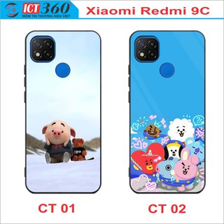 Ốp Lưng Kính Xiaomi Redmi 9C ( Nhiều Hình) - in theo Yêu Cầu
