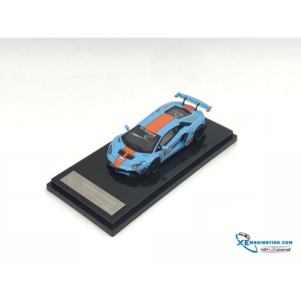 Xe Mô Hình Lamborghini Aventador LB Works 2.0 1:64 JEC ( Gulf )