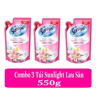 Nước lau sàn Sunlight 550g combo 3 túi