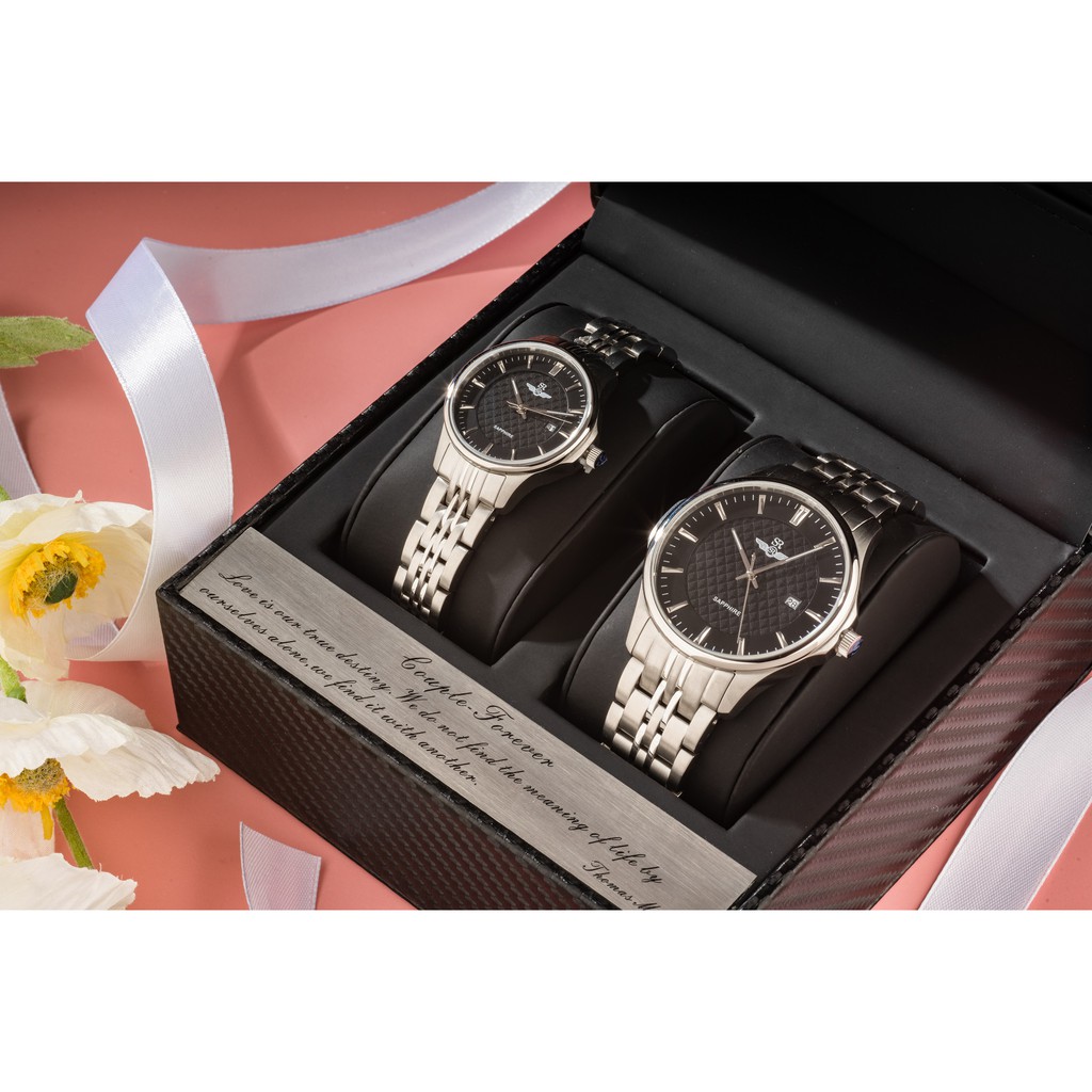 Đồng hồ nữ SR WATCH CHÍNH HÃNG SL80071, dây kim loại