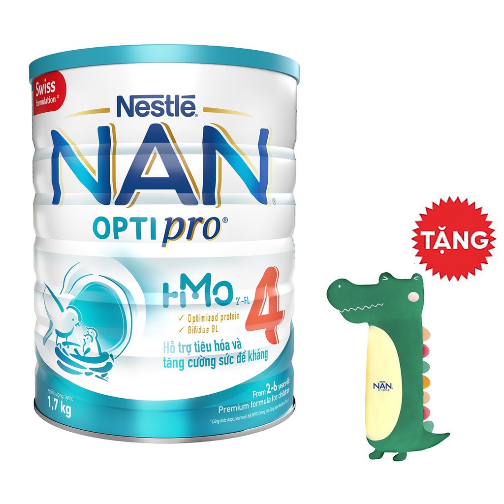 Sữa Nan Optipro Số 4 1.7kg (Mẫu mới, date t8/2023)