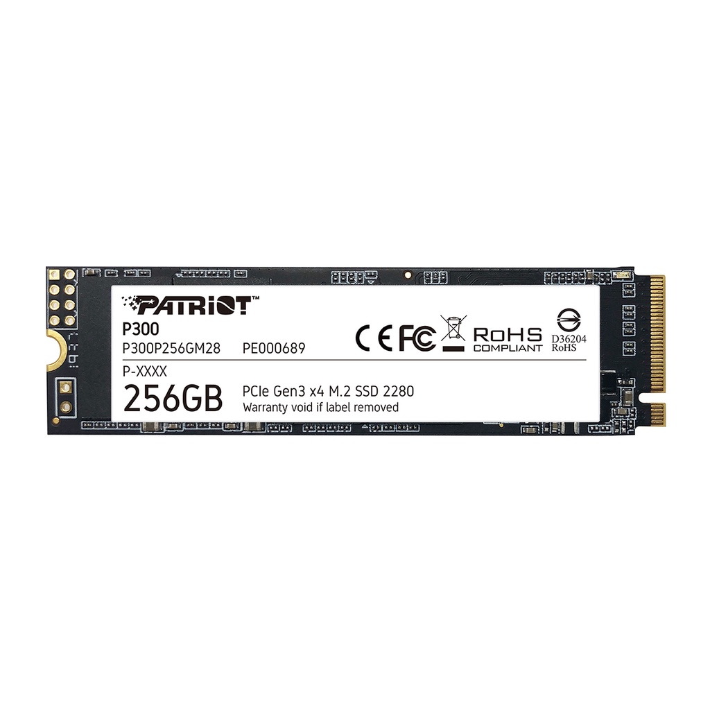 [Mã 255ELSALE giảm 7% đơn 300K] Ổ Cứng Máy Tính - SSD Patriot P300 NVMe M.2 2280 | 256GB - Hàng chính hãng | BigBuy360 - bigbuy360.vn