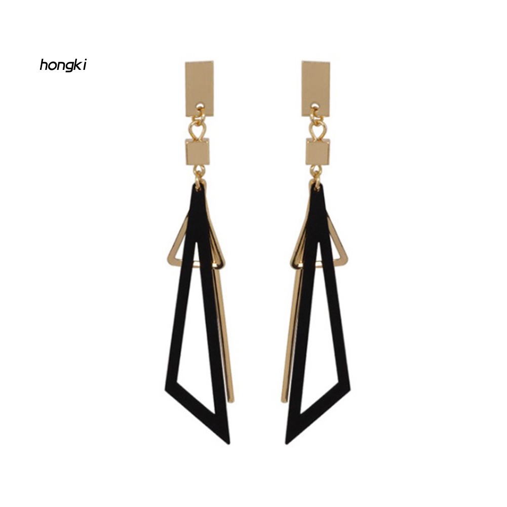 Bông Tai Hình Tam Giác Thời Trang Nữ Tính