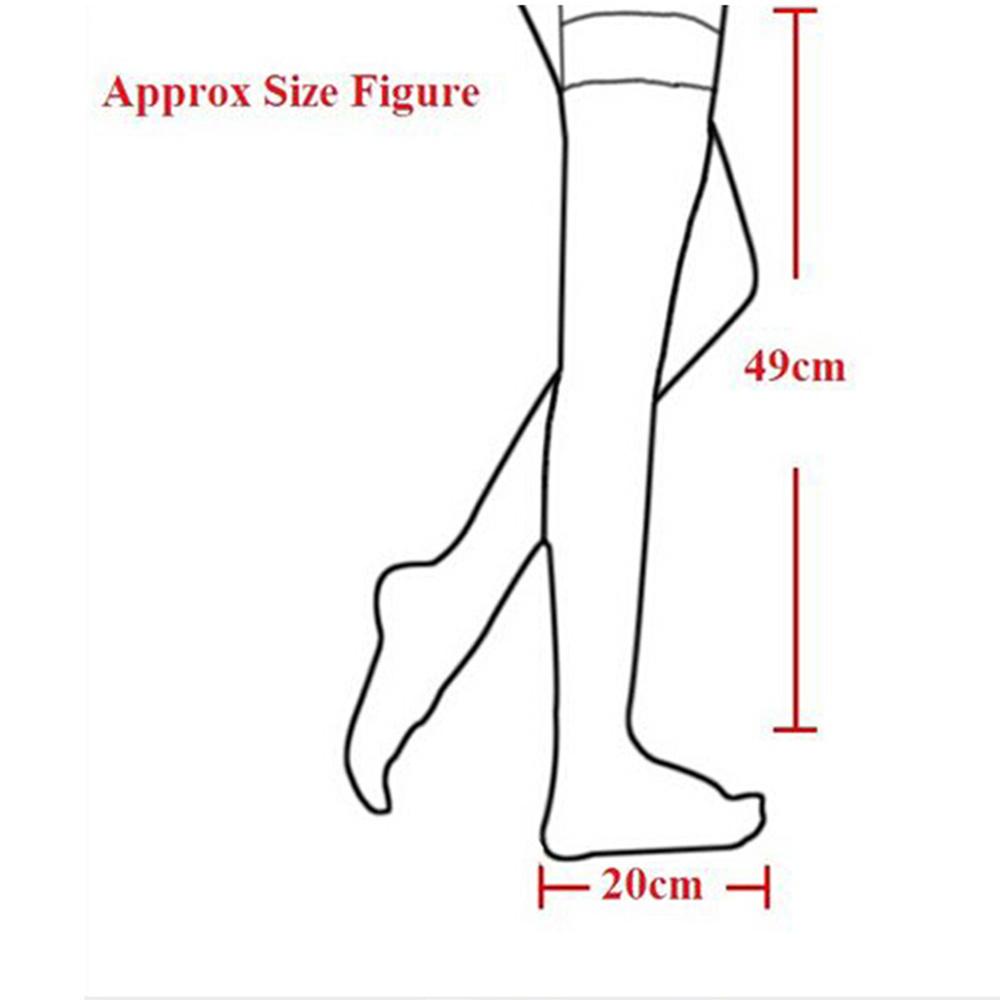 1 cặp vớ dài LILYES bằng cotton đen trắng ôm sát quyến rũ hợp thời trang cho nữ