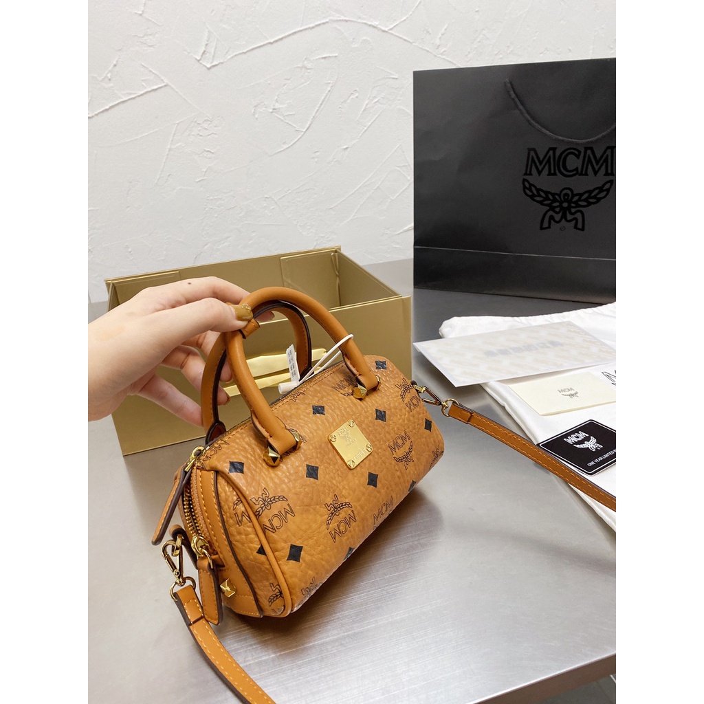 MCM Túi Đeo Chéo Phong Cách Vintage Hàn Quốc Thời Trang Cho Nữ