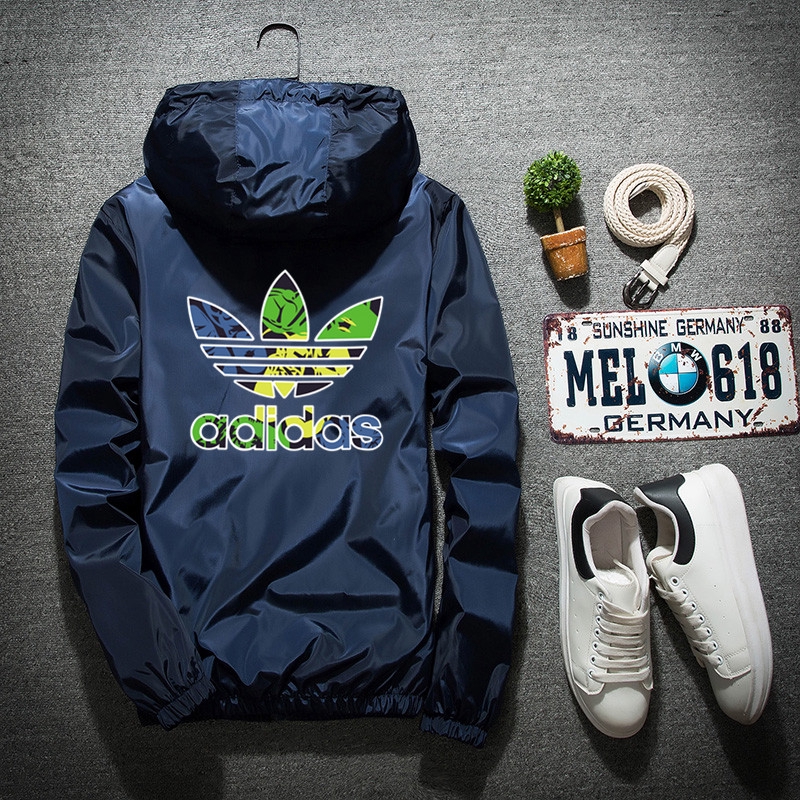 Áo khoác gió nam thể thao Adidas thời trang hè thu 2019