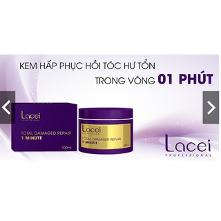 Kem ủ tóc phục hồi 1 phút LACEI Total Damaged Repair 1 Minute