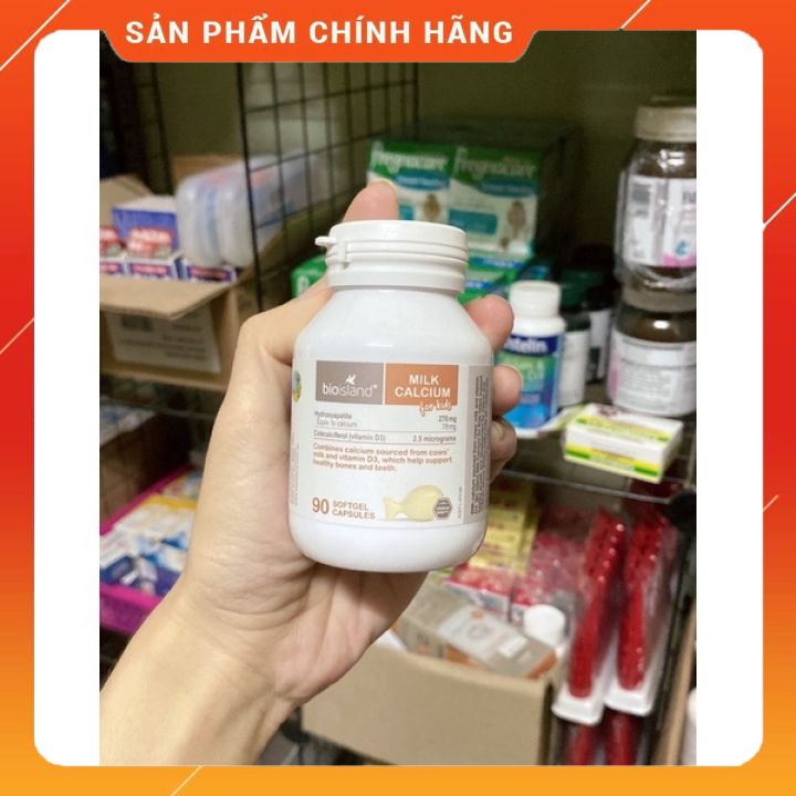 Canxi sữa bio island milk Calcium Úc cho bé ( canxi bio)