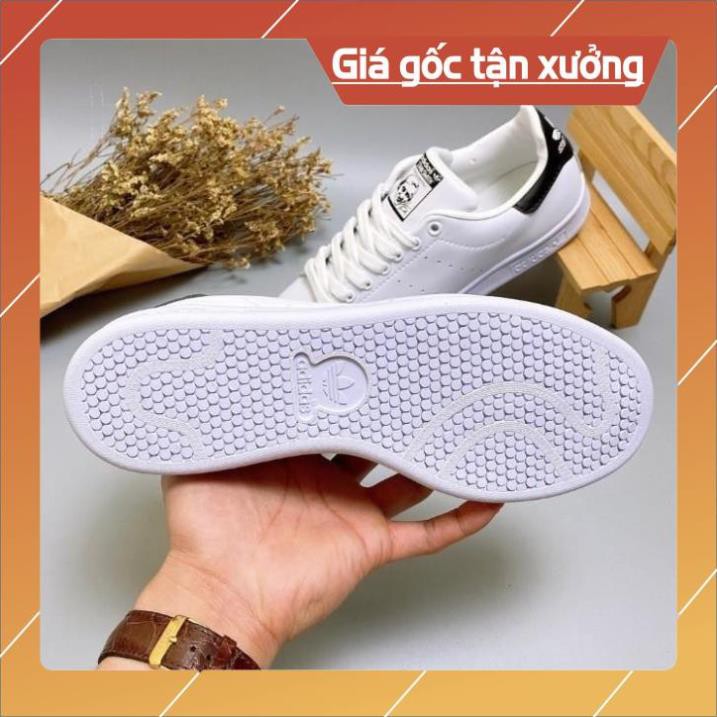 [FreeShip–Hàng Loại A] Giày thể thao STAN SMITH Trắng gót đen FULLBOX,  Giầy sneaker nam nữ trắng đủ size